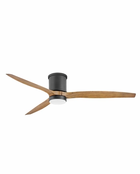 Hover Flush 60"Ceiling Fan Matte Black affordable medium fans for summer