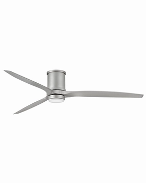 Hover Flush 72"Ceiling Fan Brushed Nickel portable medium fans with handle design