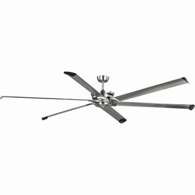 Huff Blade Brushed Nickel large electric fans for spacious rooms