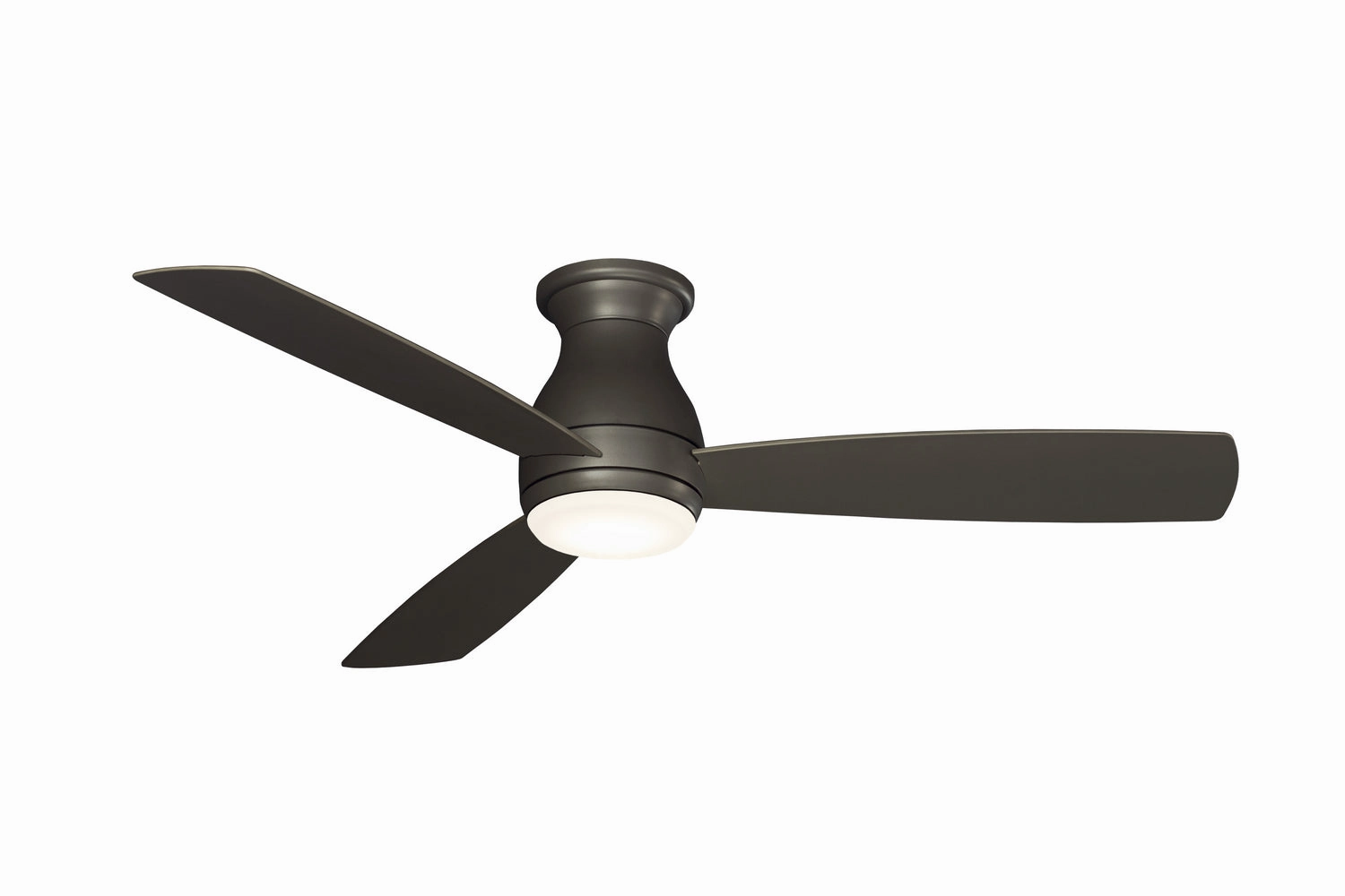 Hugh 52 52"Ceiling Fan Matte Greige stylish medium fans for contemporary homes