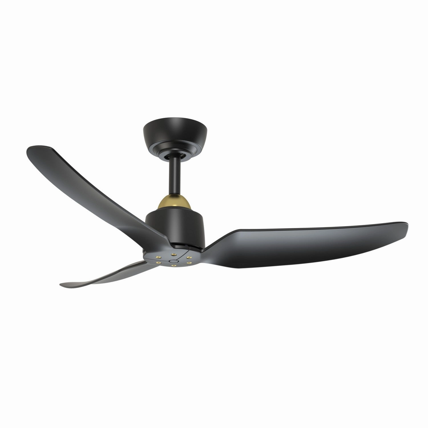 Hugo 42"Ceiling Fan Brushed Gold/Matte Black best small fans for home and travel