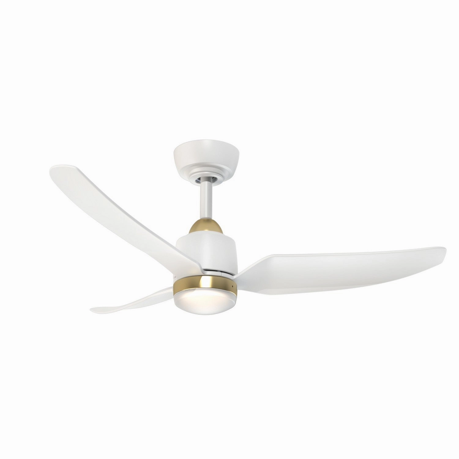 Hugo 42"Ceiling Fan Brushed Gold/Matte White