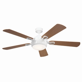 Humble 60"Ceiling Fan White quiet medium fans for living room use