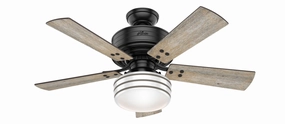 Hunter 44"Ceiling Fan compact indoor fans for apartment use
