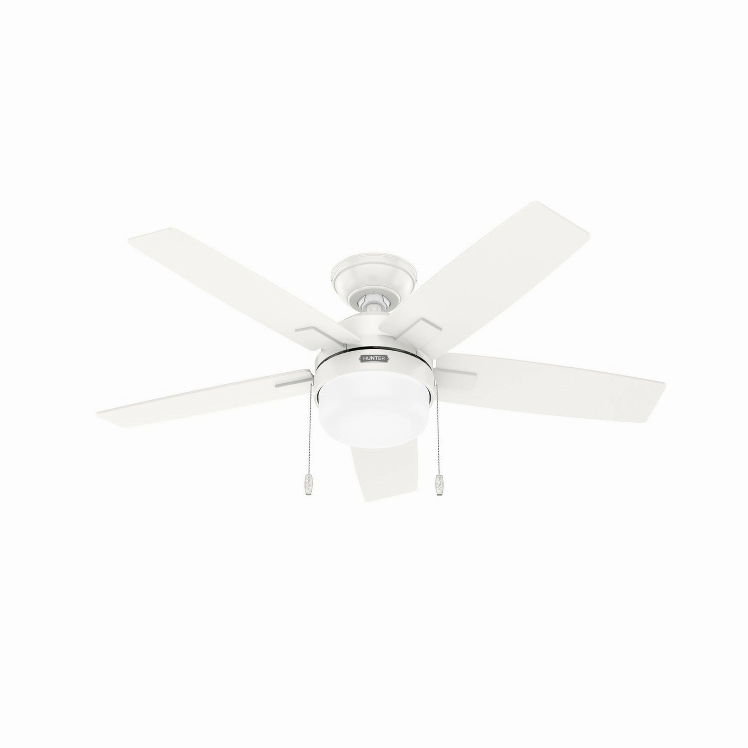 Hunter Fan Anisten Pull Chain Ceiling Fan with 13W LED whisper-quiet fans for indoor comfort