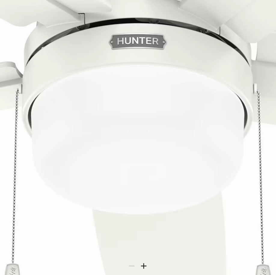 Hunter Fan Anisten Pull Chain Ceiling Fan with 13W LED
