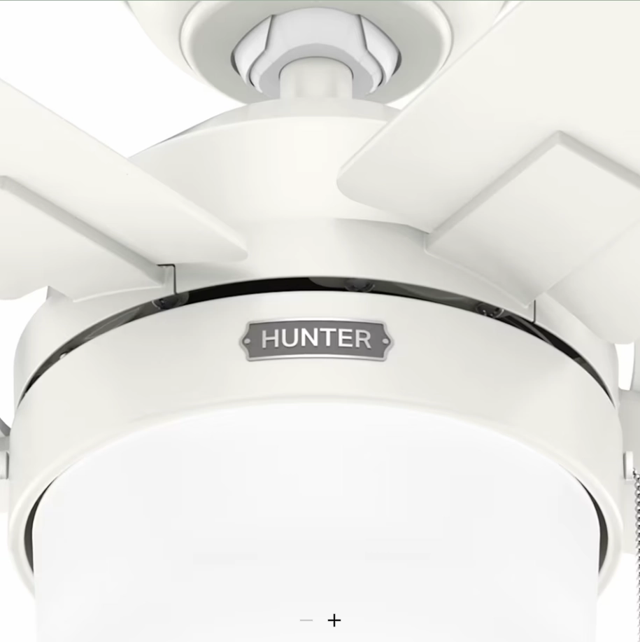 Hunter Fan Anisten Pull Chain Ceiling Fan with 13W LED