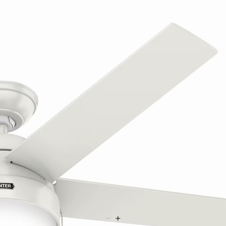 Hunter Fan Anslee Pull Chain Ceiling Fan with 18W LED