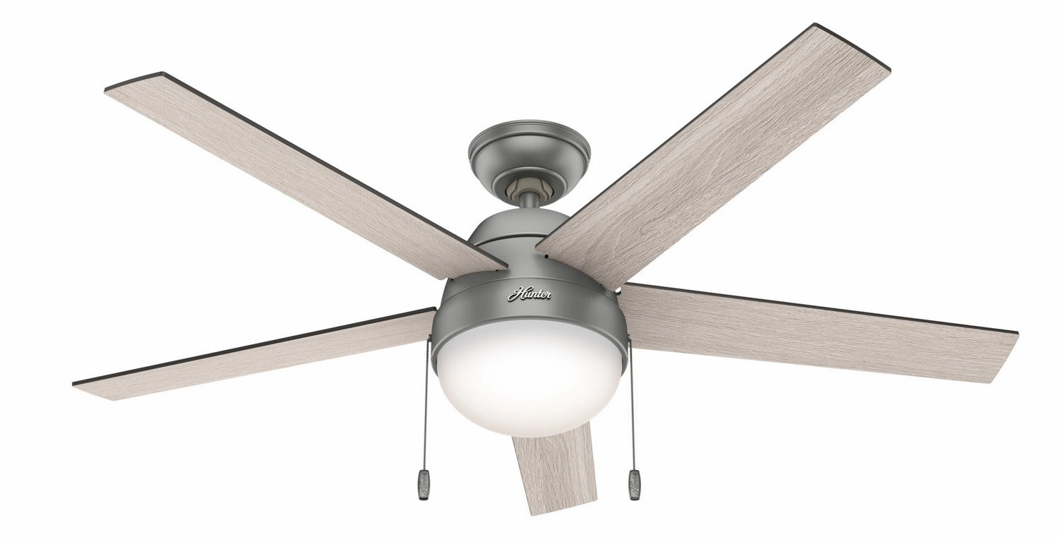 Hunter Fan Anslee Pull Chain Ceiling Fan with 18W LED