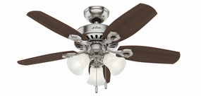 Hunter Fan Builder 42" Pull Chain Ceiling Fan 21W LED Modern ceiling fan for home cooling