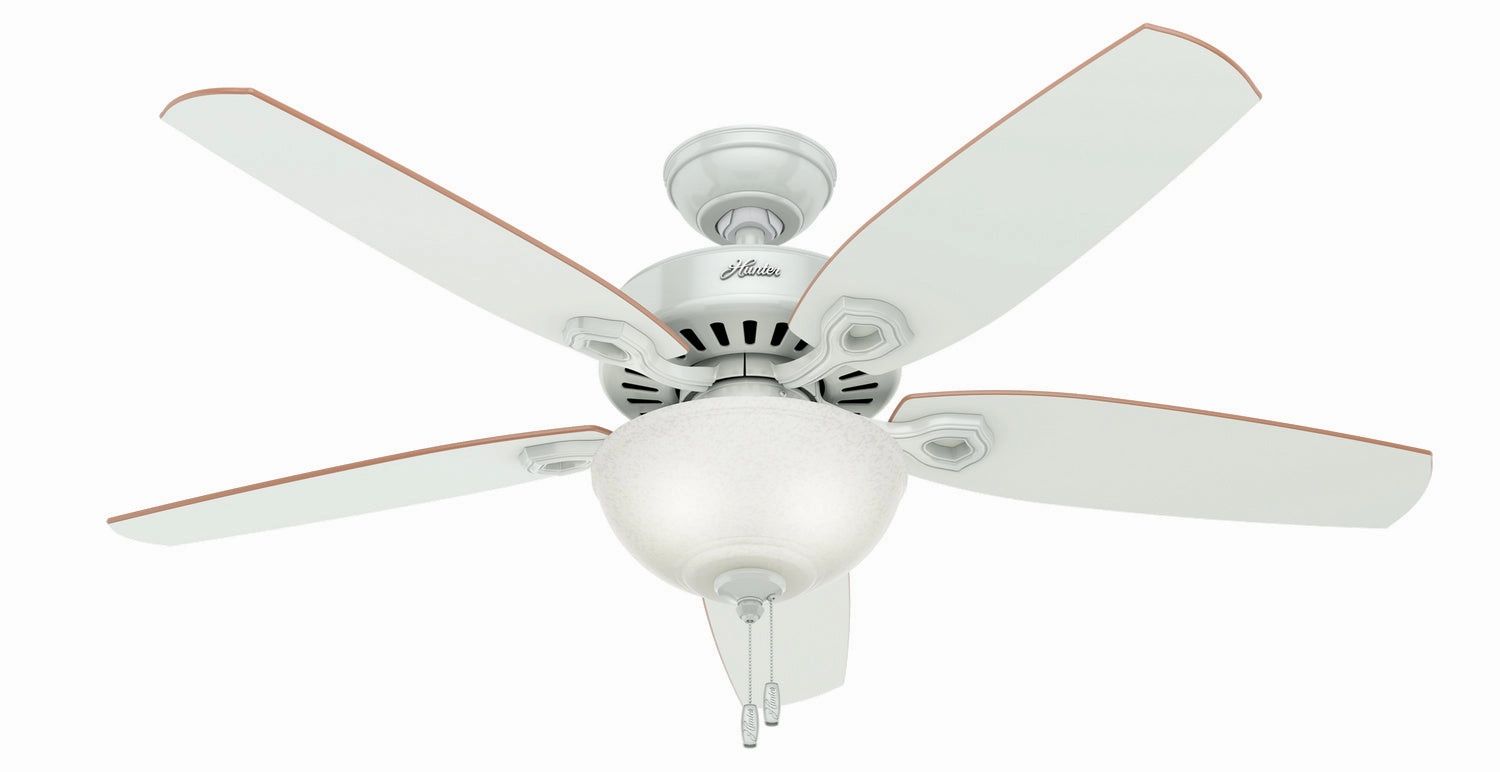 Hunter Fan Builder Deluxe 52" Indoor Pull Chain Ceiling Fan with 9W LED
