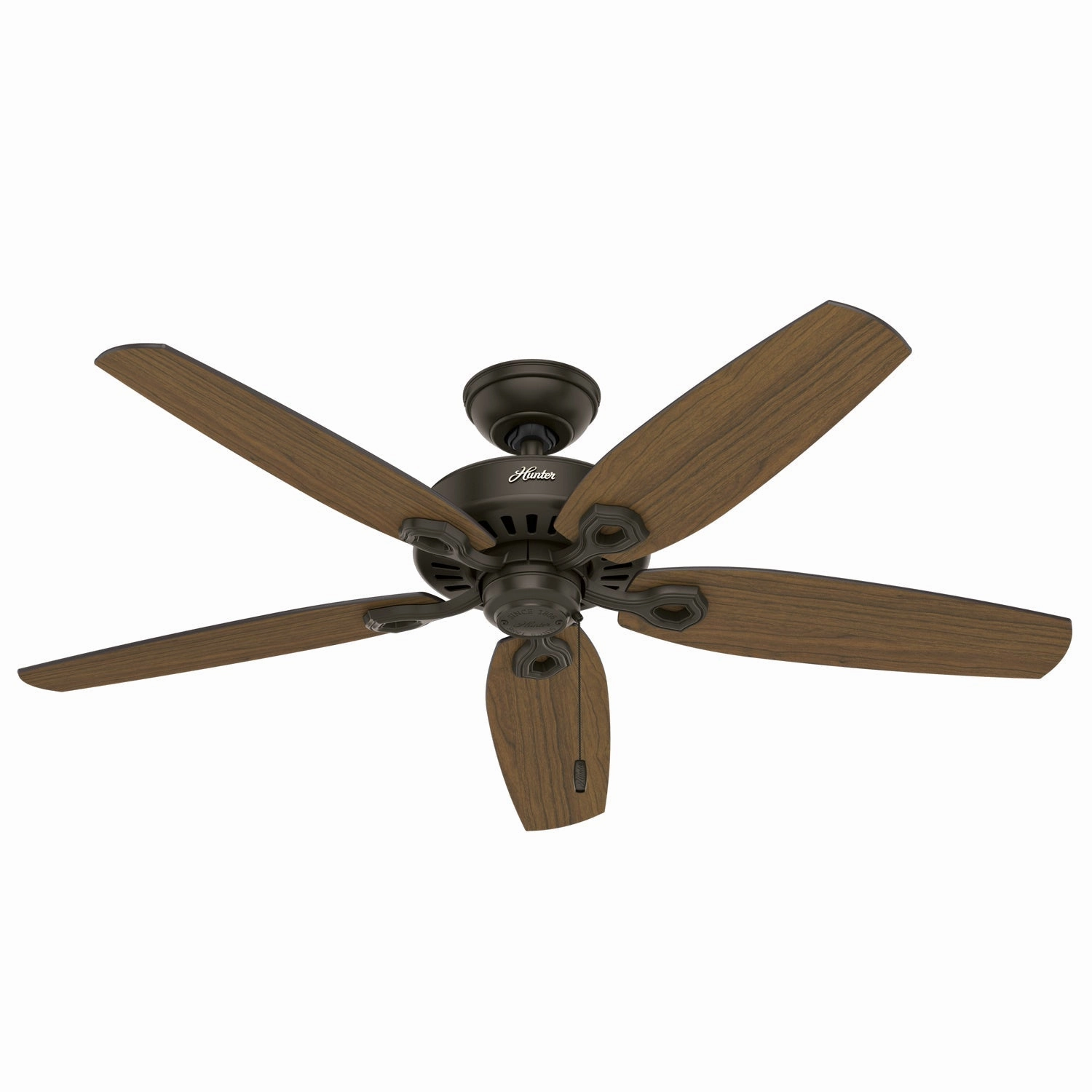 Hunter Fan Builder Elite 52" Outdoor Pull Chain Ceiling Fan whisper-quiet fans for indoor comfort