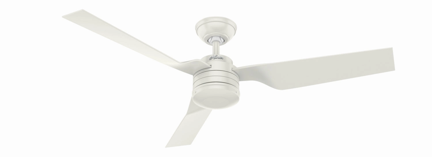 Hunter Fan Cabo Frio 52" Indoor/Outdoor Ceiling Fan with Wall Control quiet indoor fans for bedrooms and offices