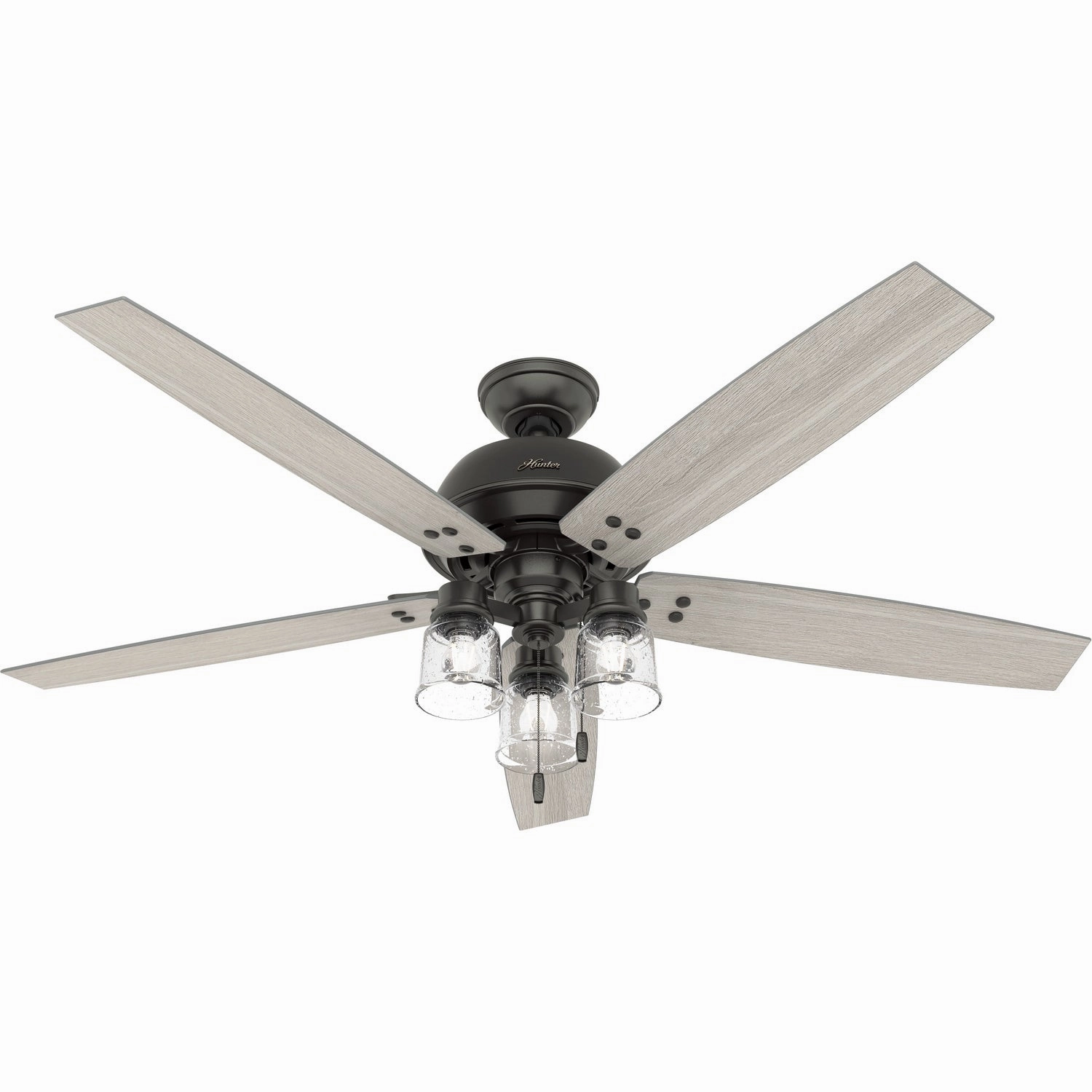 Hunter Fan Churchwell 60" Pull Chain Ceiling Fan with 13W LED Modern ceiling fan for home cooling