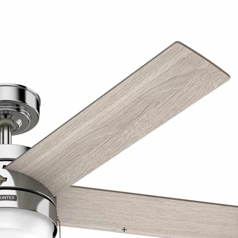 Hunter Fan Claudette 52" Pull Chain Ceiling Fan with 14W LED