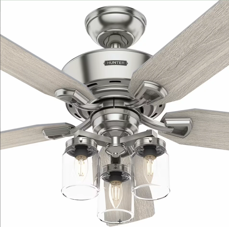 Hunter Fan Devon Park 52" Ceiling Fan with 10W LED and Remote