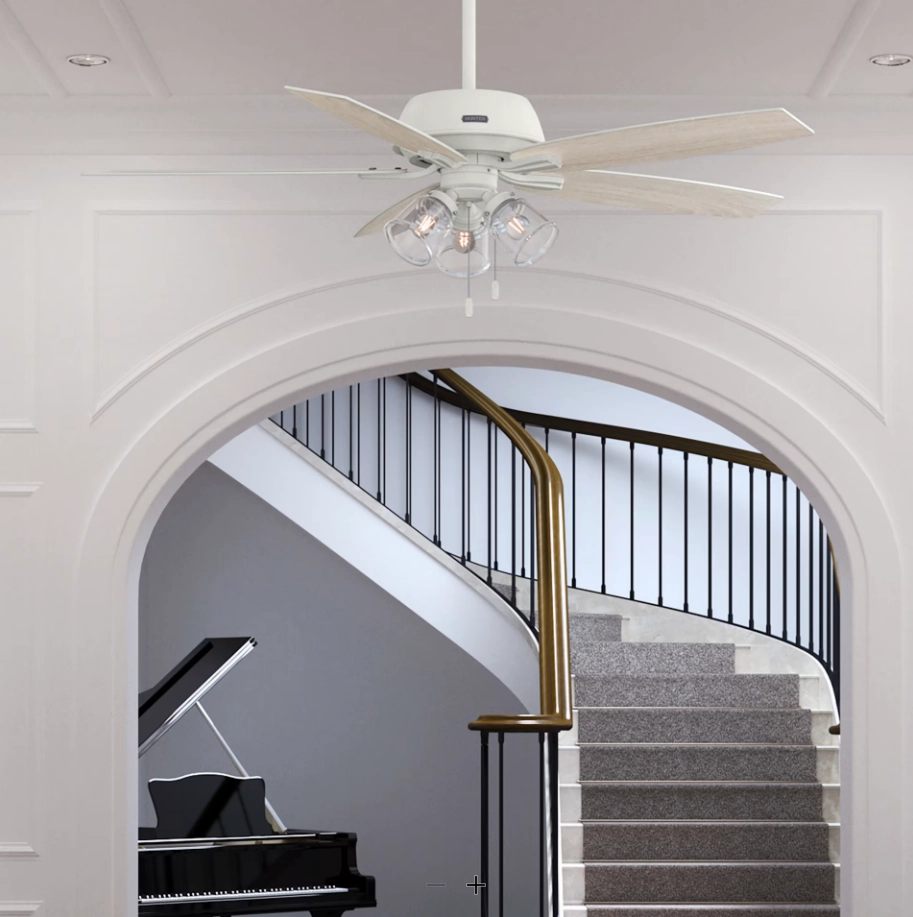 Hunter Fan Dondra 60" Pull Chain Ceiling Fan with 13W LED