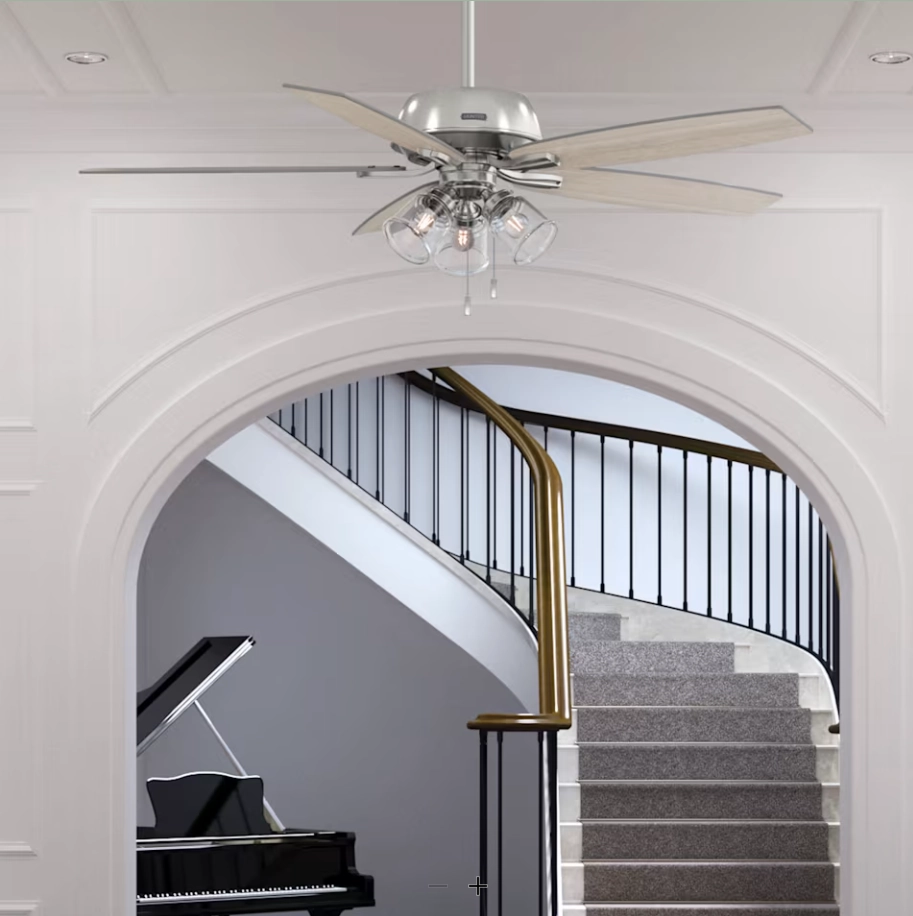 Hunter Fan Dondra 60" Pull Chain Ceiling Fan with 13W LED