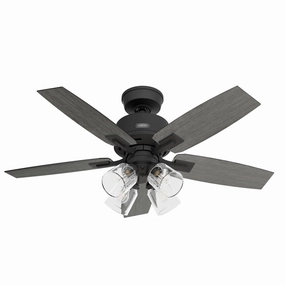 Hunter Fan Gatlinburg Indoor Ceiling Fan with 19W LED with Remote powerful indoor fans for whole-room cooling