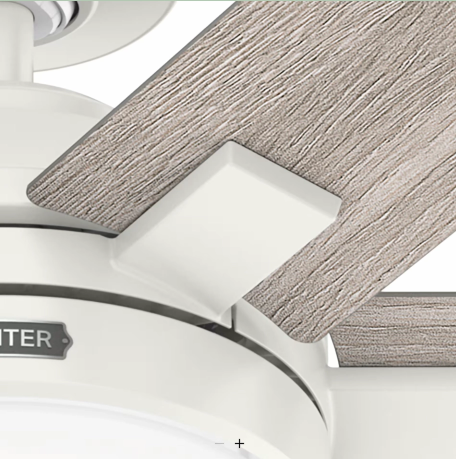 Hunter Fan Georgetown 52" Ceiling Fan with 18W LED and Remote
