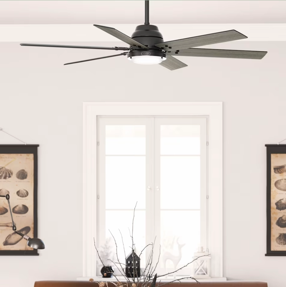 Hunter Fan Gravity Smart Ceiling Fan with 24W LED and Remote