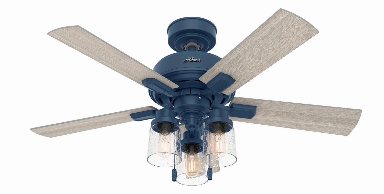 Hunter Fan Hartland Pull Chain Ceiling Fan with 10W LED adjustable indoor fans for better cooling