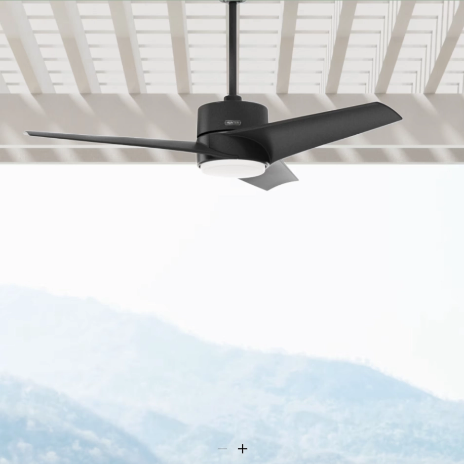 Hunter Fan Havoc 54" Indoor/Outdoor Ceiling Fan with 18W LED and Wall Control