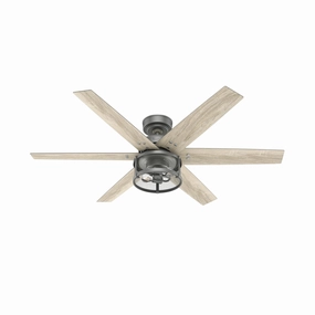 Hunter Fan Houston 52" Ceiling Fan with 10W LED and Remote - Discontinued Modern ceiling fan for home cooling