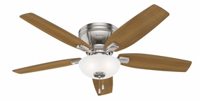 Hunter Fan Kenbridge 52" Flushmount Pull Chain Ceiling Fan with 27W LED adjustable indoor fans for cool airflow