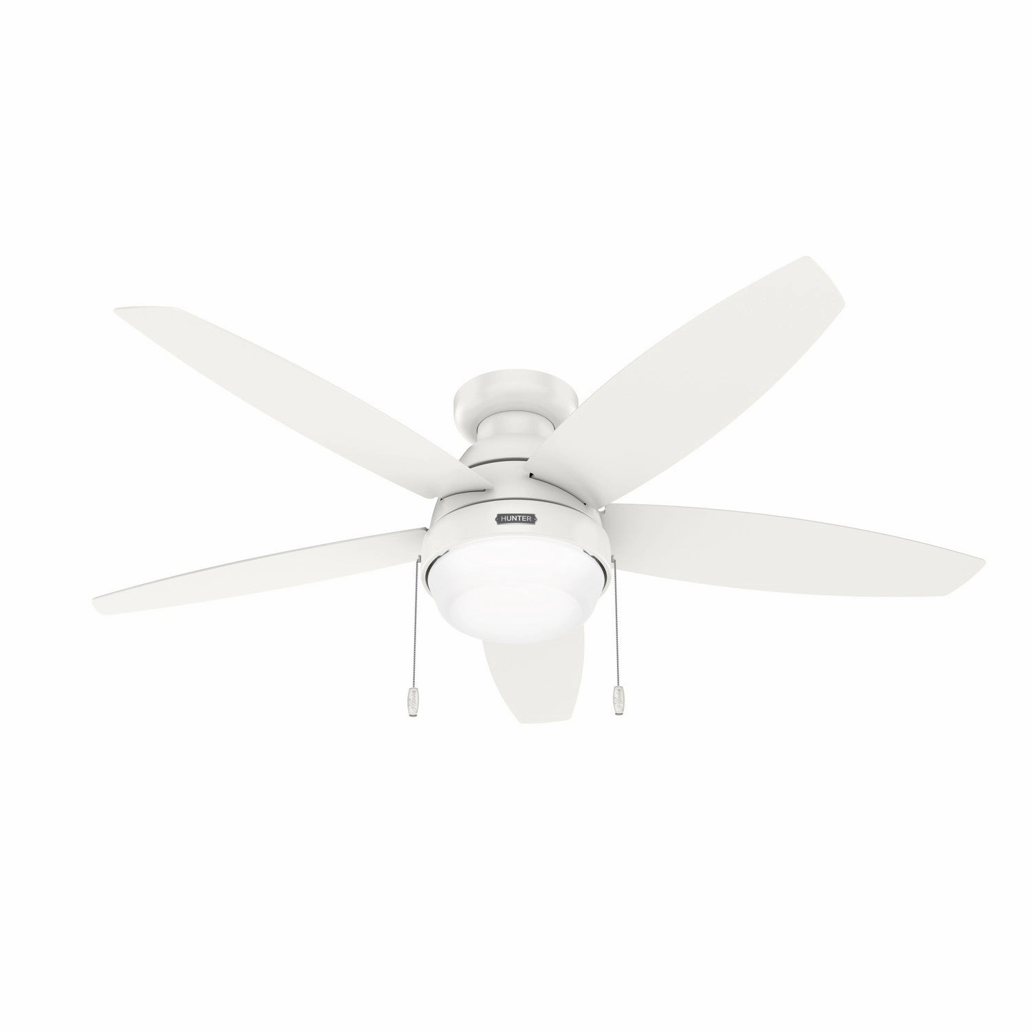 Hunter Fan Lilliana Flushmount Pull Chain Ceiling Fan with 14W LED