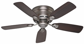 Hunter Fan Low Profile IV 42" Indoor Flushmount Pull Chain Ceiling Fan quiet indoor fans for bedrooms and offices
