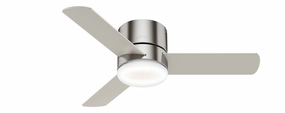 Hunter Fan Minimus Indoor Flushmount Ceiling Fan with 16WLED and Remote powerful indoor fans for whole-room cooling