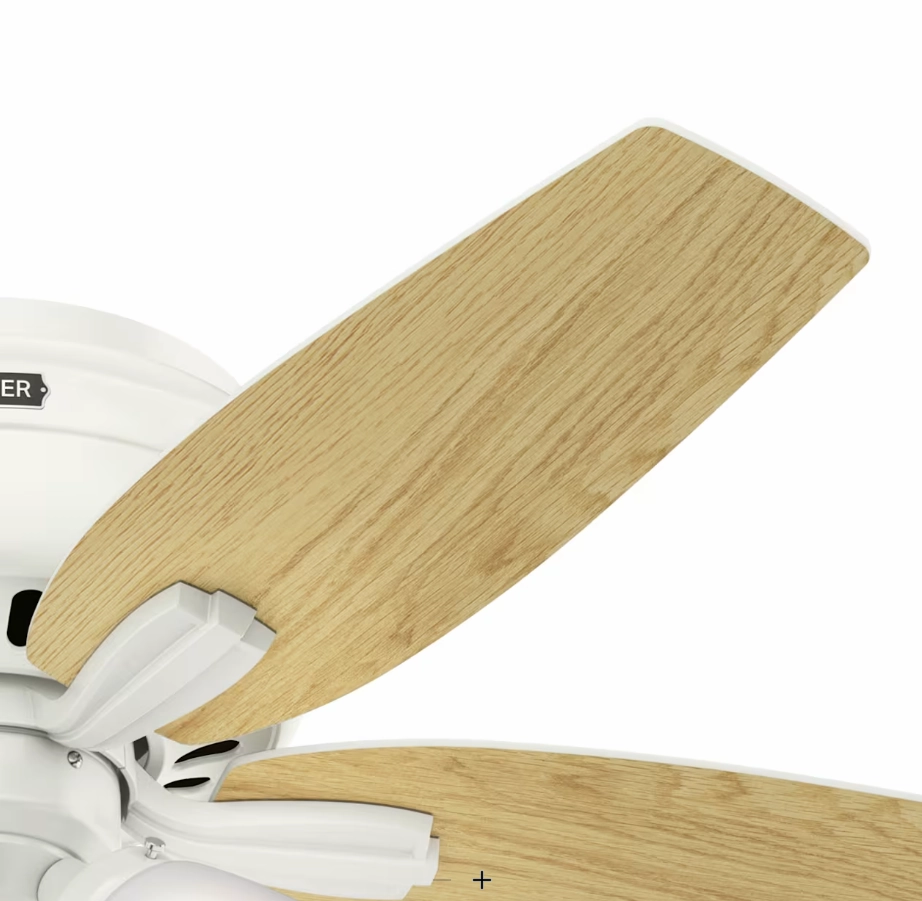 Hunter Fan Newsome 42" Flushmount Pull Chain Ceiling Fan with 27W LED