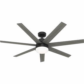 Hunter Fan Phenomenon Smart DC Ceiling Fan with 18W LED and Wall Control powerful indoor fans for whole-room cooling