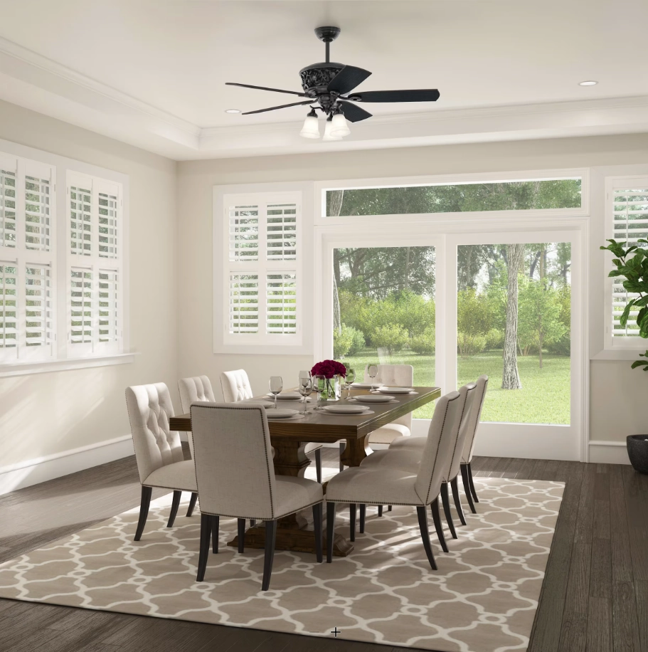Hunter Fan Promenade 54" Indoor DC Ceiling Fan with 27W LED and Remote