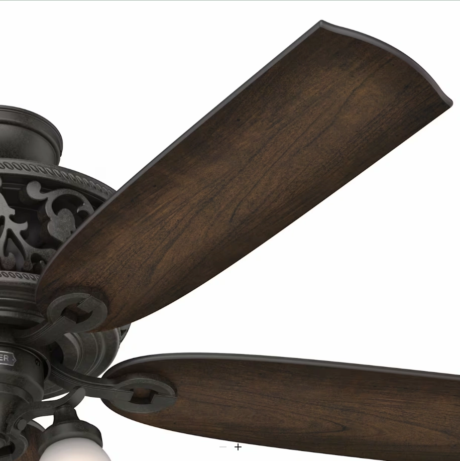 Hunter Fan Promenade 54" Indoor DC Ceiling Fan with 27W LED and Remote