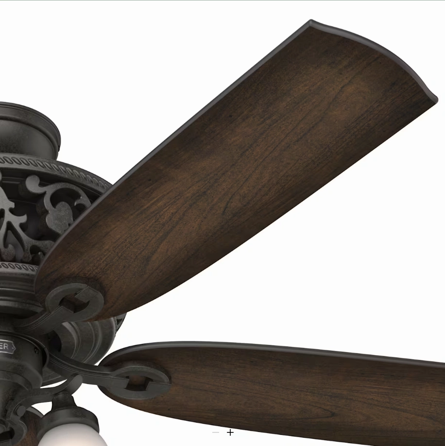 Hunter Fan Promenade 54" Indoor DC Ceiling Fan with 27W LED and Remote