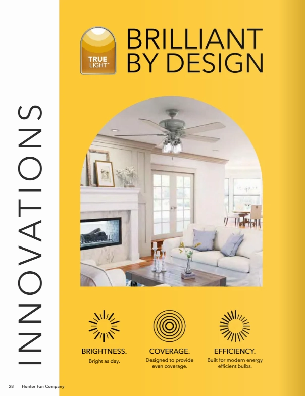 Hunter Fan Promenade 54" Indoor DC Ceiling Fan with 27W LED and Remote