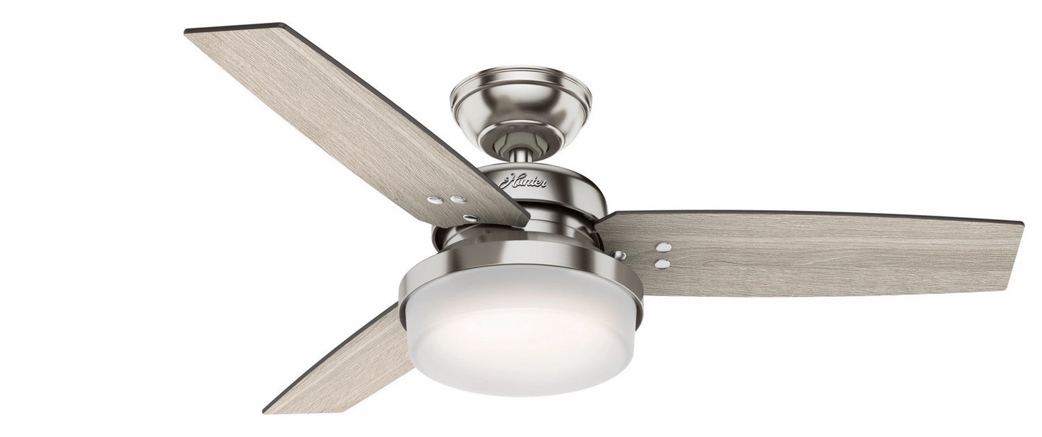 Hunter Fan Sentinel 44" Indoor Ceiling Fan with 19.6W LED and Remote whisper-quiet fans for indoor comfort