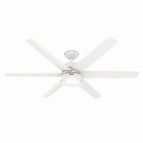 Hunter Fan Skysail 60" Outdoor DC Ceiling Fan with 9W LED Modern ceiling fan for home cooling
