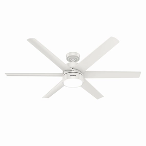 Hunter Fan Solaria Outdoor DC Ceiling Fan with LED and Wall Control adjustable indoor fans for cool airflow