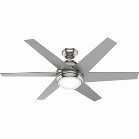 Hunter Fan Sotto 52" Indoor Ceiling Fan with 18W LED and Remote Modern ceiling fan for home cooling