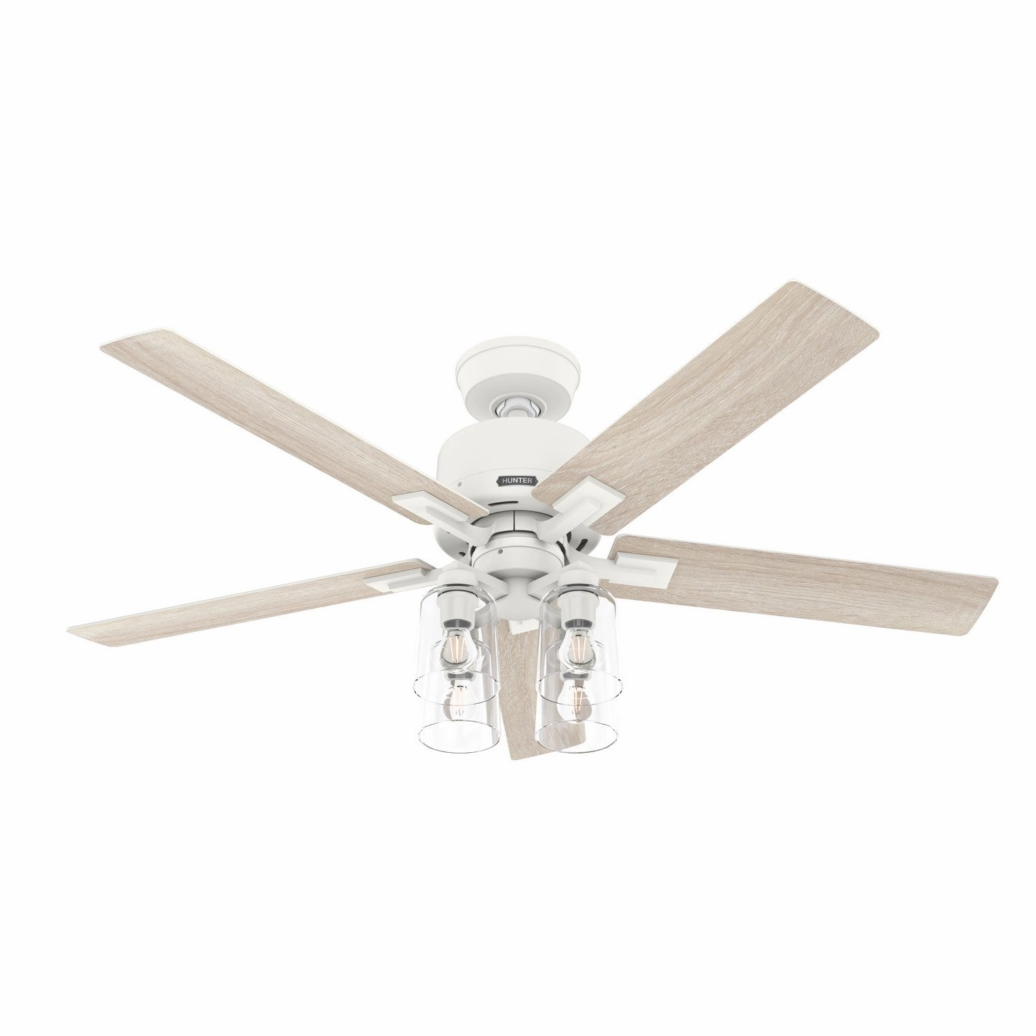 Hunter Fan Techne 52" Smart Indoor Ceiling Fan with 18.8W LED and Remote