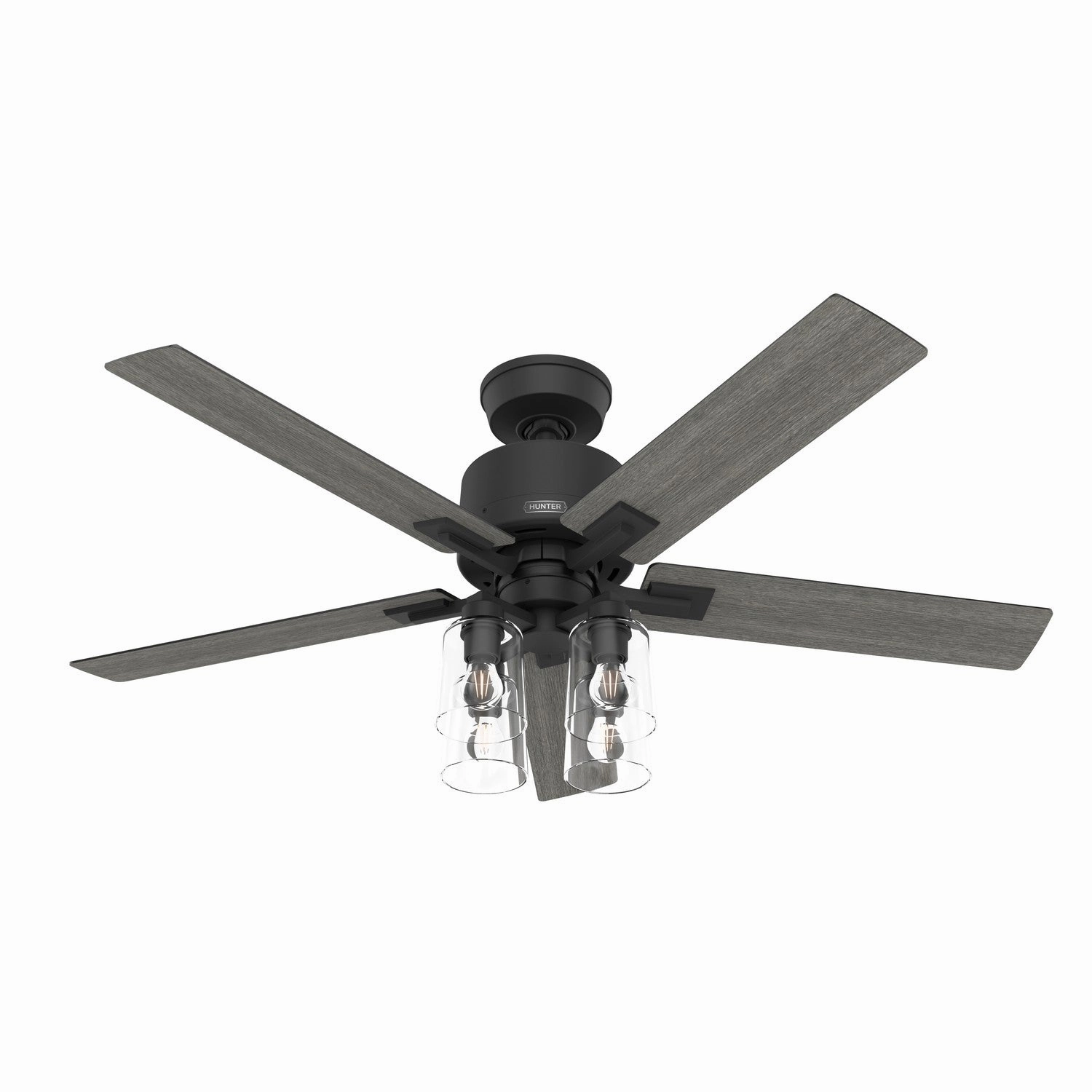 Hunter Fan Techne 52" Smart Indoor Ceiling Fan with 18.8W LED and Remote Modern ceiling fan for home cooling