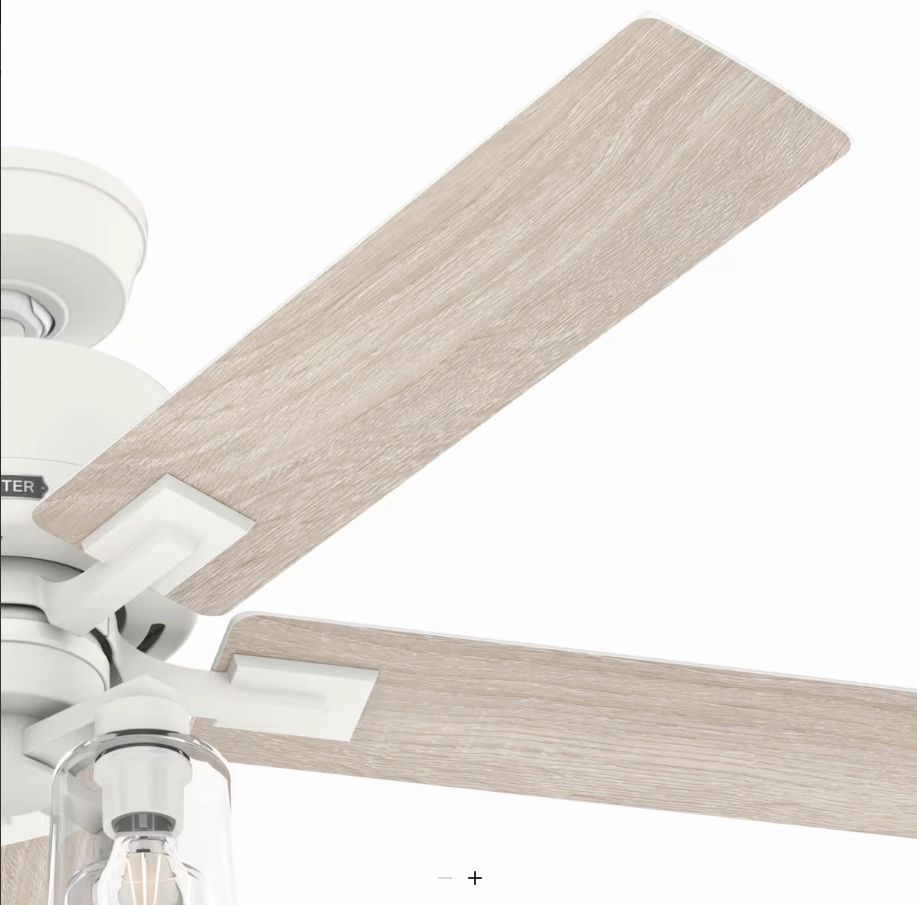 Hunter Fan Techne 52" Smart Indoor Ceiling Fan with 18.8W LED and Remote