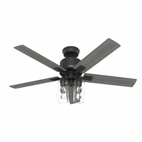 Hunter Fan Techne 52" Smart Indoor Ceiling Fan with 18.8W LED and Remote Modern ceiling fan for home cooling