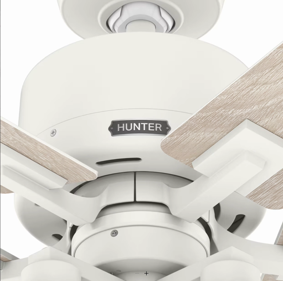 Hunter Fan Techne 52" Smart Indoor Ceiling Fan with 18.8W LED and Remote