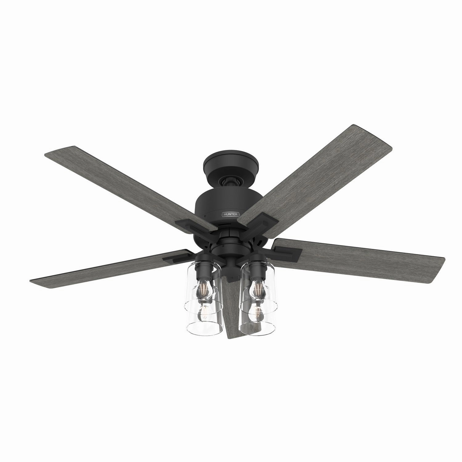 Hunter Fan Techne 52" Smart Indoor Ceiling Fan with 18.8W LED and Remote energy-saving indoor fans for bedrooms