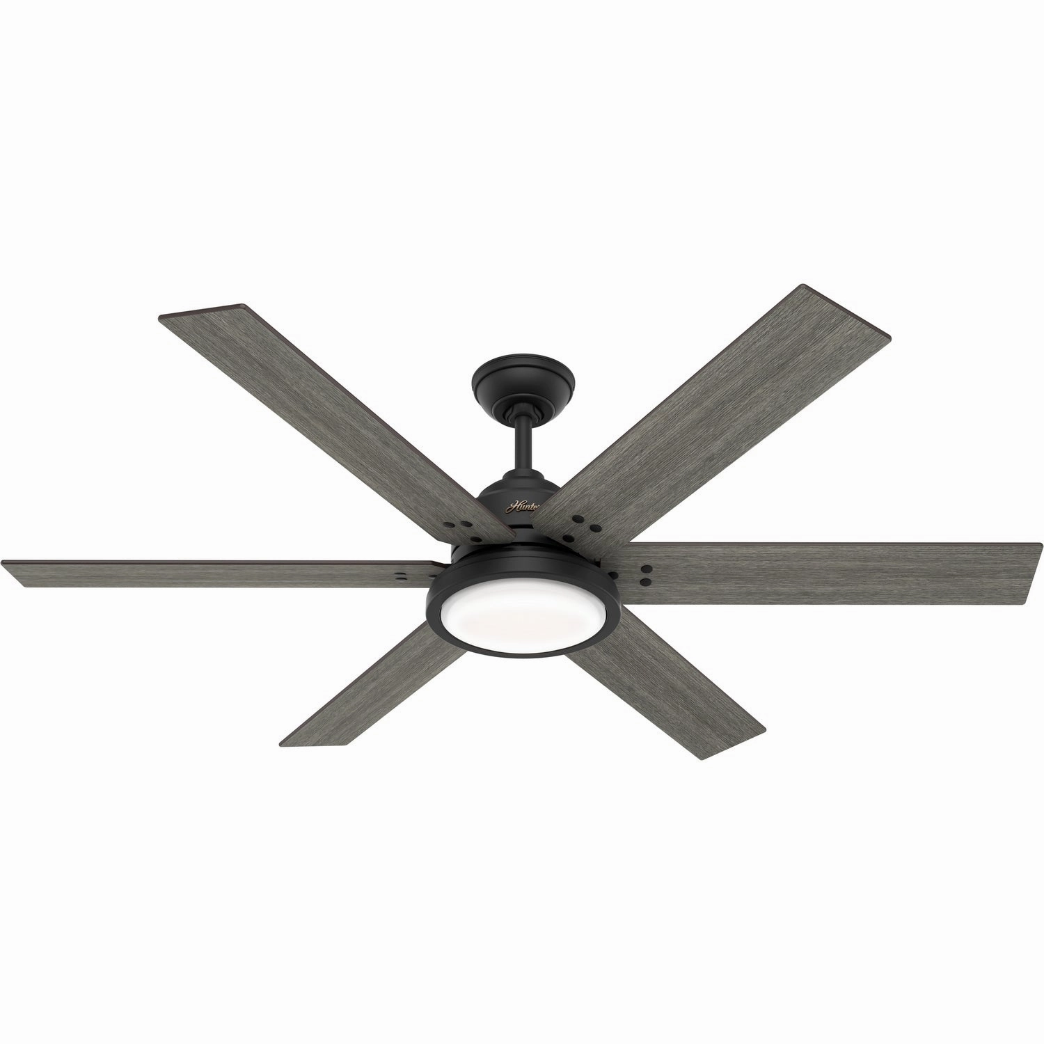 Hunter Fan Warrant 60" Indoor DC Ceiling Fan with LED and Wall Control Modern ceiling fan for home cooling