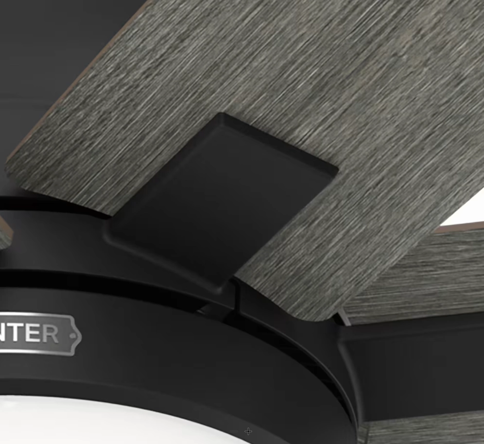 Hunter Fan Wilder 60" Indoor DC Ceiling Fan with 18W LED and Wall Control